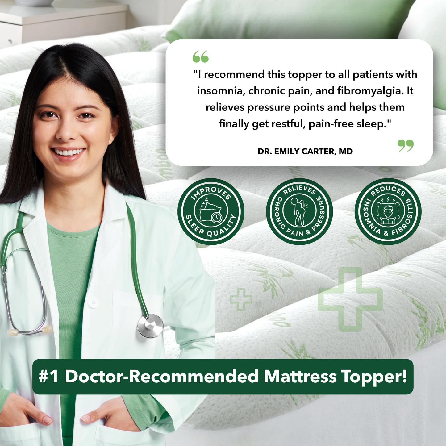 Bamboo Mattress Topper