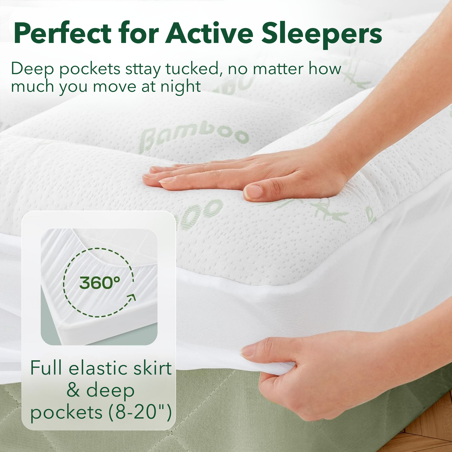 Bamboo Mattress Topper